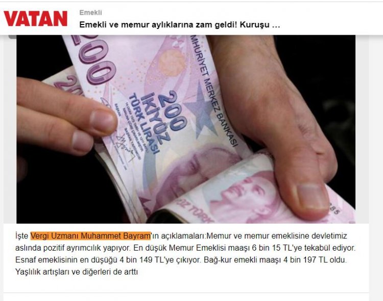 Emekli ve memur aylıklarına zam geldi! Kuruşu kuruşuna hesaplandı! İşte yeni maaşlar en düşüğü...