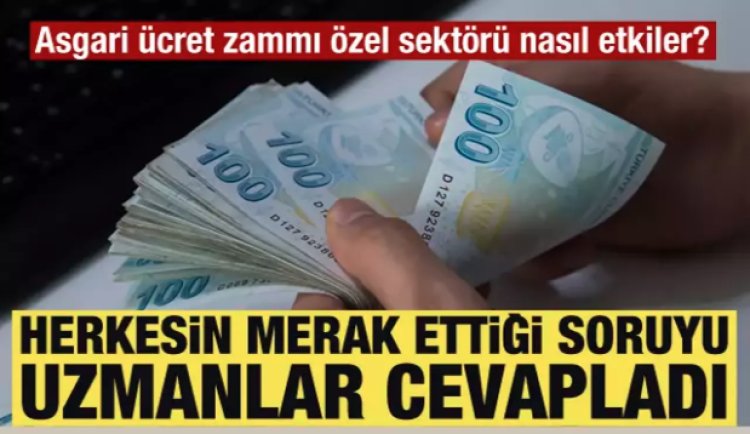 Asgari ücret zammı özel sektör ücretlerini nasıl etkiler? Uzmanlar cevapladı