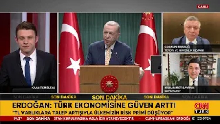 #SONDAKİKA Cumhurbaşkanı Erdoğan'dan Enflasyon Açıklaması! Türk Ekonomisine Güven Arttı